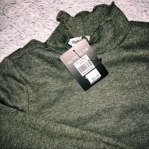 Bluenotes Long Sleeve Mock Neck Top